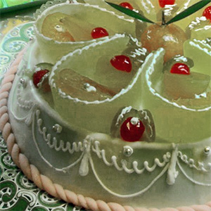 primo piano di una cassata